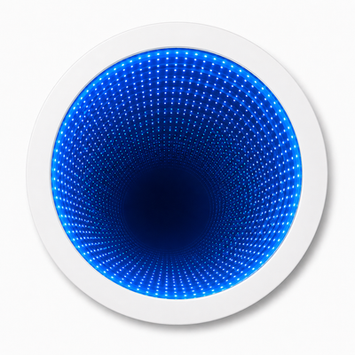 Circular Sensory Infinity Mirror