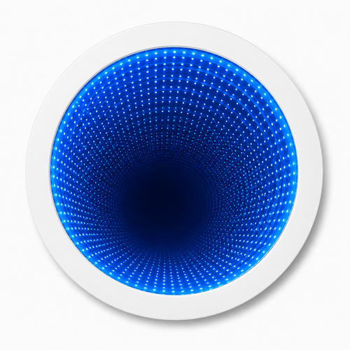 Circular Sensory Infinity Mirror