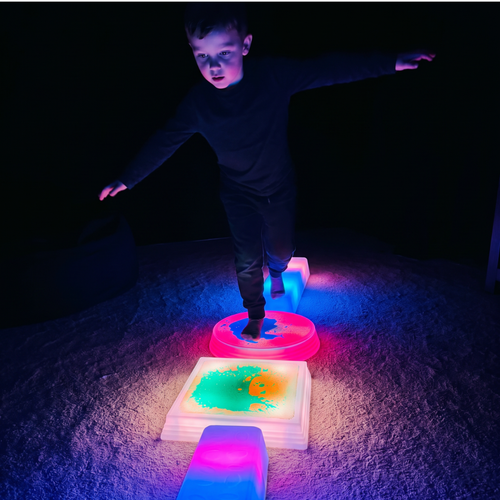 LED Sensory Trail Sets – Liquid Stepping Stones & Balance Beams