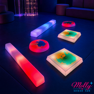 LED Sensory Trail Sets – Liquid Stepping Stones & Balance Beams