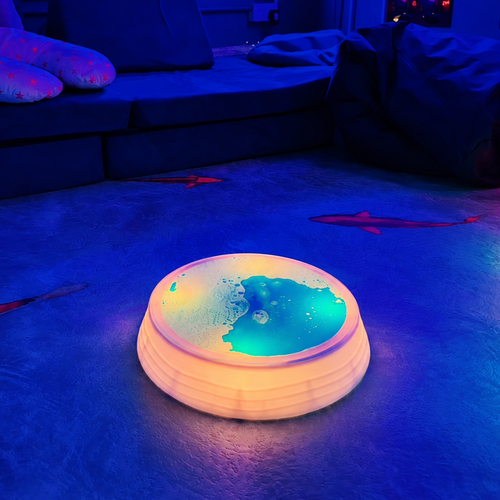 Round LED Liquid Sensory Stepping Stone