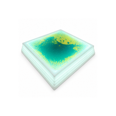 Square LED Liquid Sensory Stepping Stone