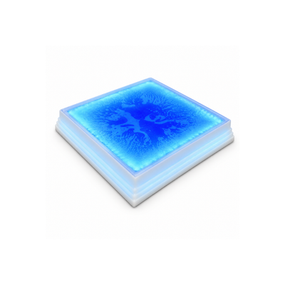 Square LED Liquid Sensory Stepping Stone