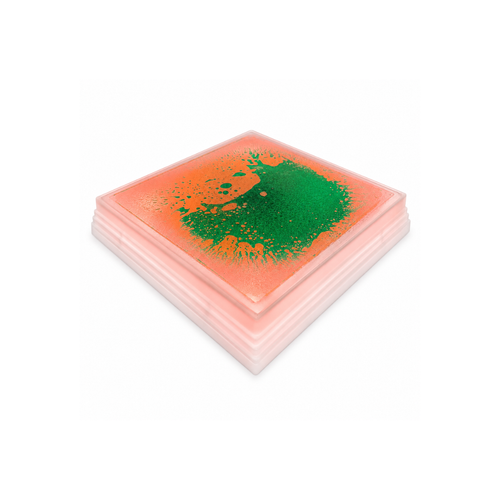 Square LED Liquid Sensory Stepping Stone