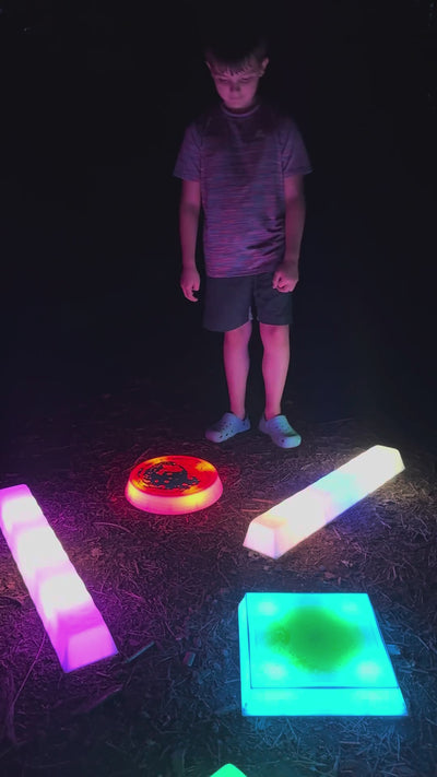 LED Sensory Trail Sets – Liquid Stepping Stones & Balance Beams