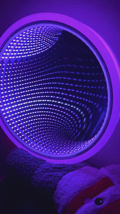 Circular Sensory Infinity Mirror