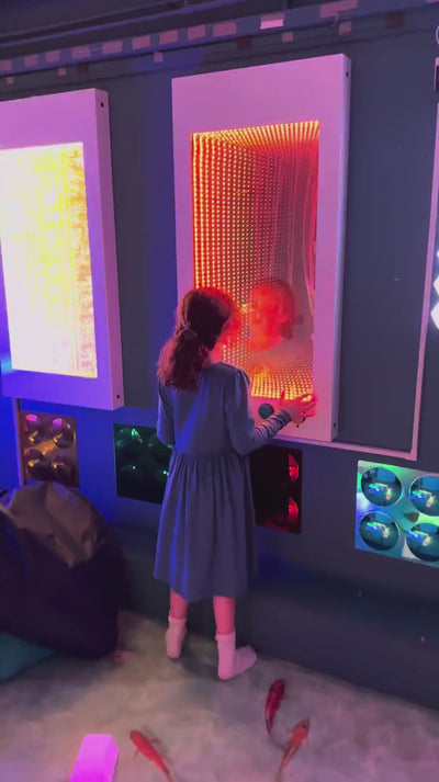 Interactive RGB Infinity Mirror Panel