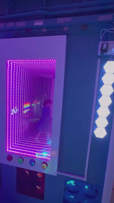 Interactive RGB Infinity Mirror Panel